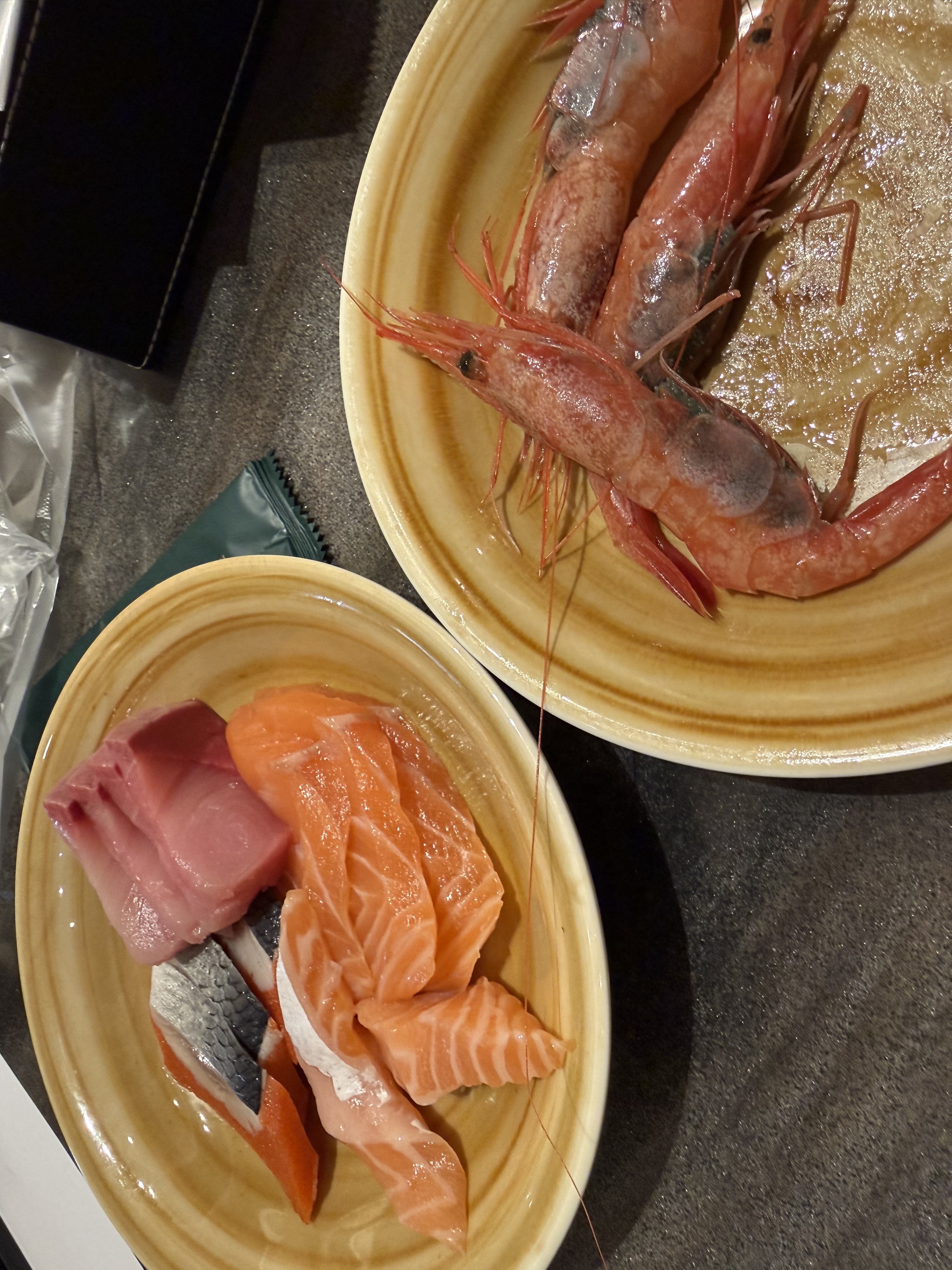 我拿的生魚片